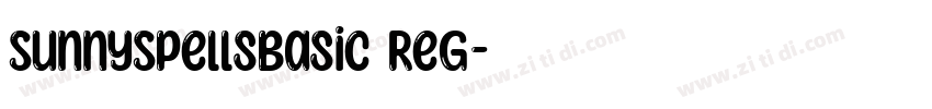 SunnySpellsBasic Reg字体转换